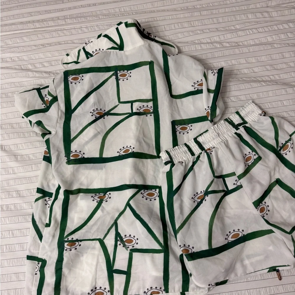 Commense Green and off white set - Picture 8 of 8